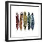 Boho Feathers-Sharon Turner-Framed Art Print