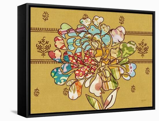 Boho Flower-Bella Dos Santos-Framed Stretched Canvas