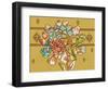 Boho Flower-Bella Dos Santos-Framed Art Print