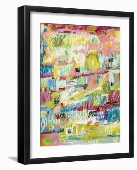 Boho Garden II-Karen Fields-Framed Art Print