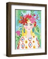 Boho Girl I-Farida Zaman-Framed Art Print