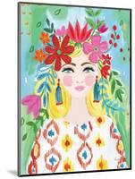 Boho Girl I-Farida Zaman-Mounted Art Print