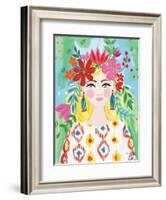 Boho Girl I-Farida Zaman-Framed Art Print