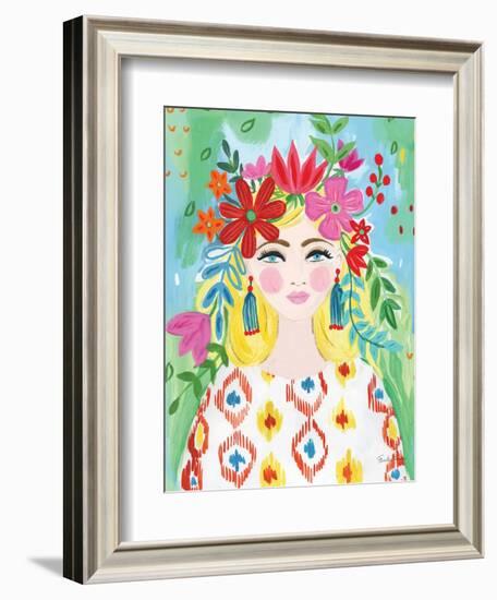 Boho Girl I-Farida Zaman-Framed Art Print