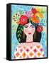 Boho Girl II-Farida Zaman-Framed Stretched Canvas