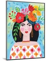 Boho Girl II-Farida Zaman-Mounted Art Print