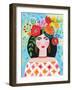 Boho Girl II-Farida Zaman-Framed Art Print