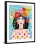 Boho Girl II-Farida Zaman-Framed Art Print