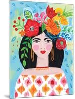 Boho Girl II-Farida Zaman-Mounted Art Print