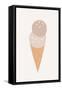 Boho Ice Cream-Barkova Nadya-Framed Stretched Canvas