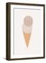 Boho Ice Cream-Barkova Nadya-Framed Art Print