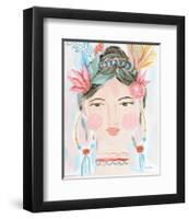 Boho Lady II-Farida Zaman-Framed Art Print