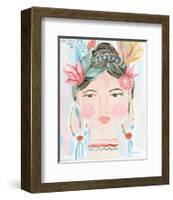 Boho Lady II-Farida Zaman-Framed Art Print