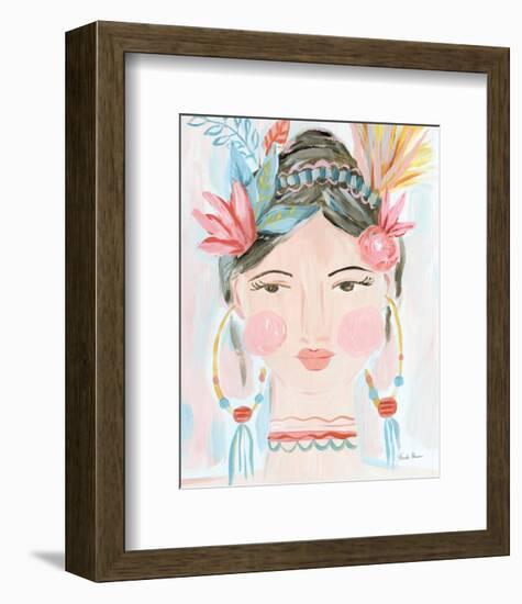 Boho Lady II-Farida Zaman-Framed Art Print