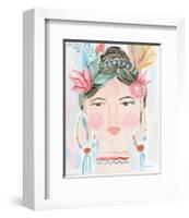 Boho Lady II-Farida Zaman-Framed Art Print