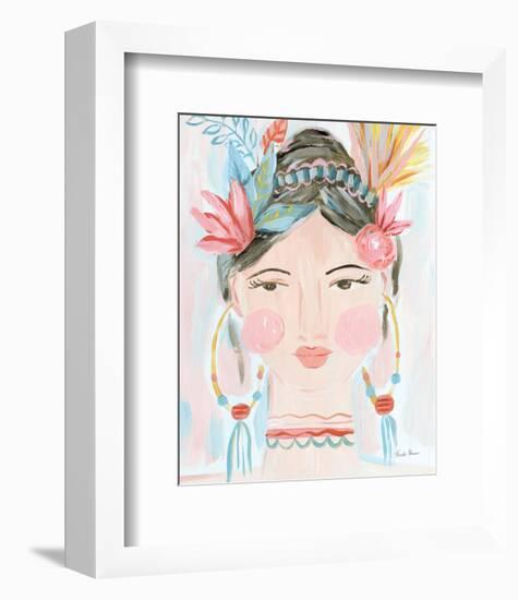 Boho Lady II-Farida Zaman-Framed Art Print