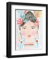 Boho Lady II-Farida Zaman-Framed Art Print