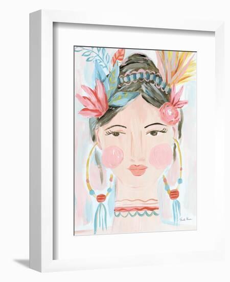 Boho Lady II-Farida Zaman-Framed Art Print