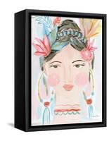 Boho Lady II-Farida Zaman-Framed Stretched Canvas