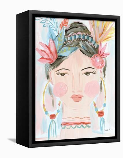 Boho Lady II-Farida Zaman-Framed Stretched Canvas