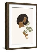 Boho Monstera Leaves I-Yuyu Pont-Framed Art Print