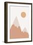 Boho Mountains-Barkova Nadya-Framed Art Print