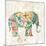 Boho Paisley Elephant I-Danhui Nai-Mounted Art Print