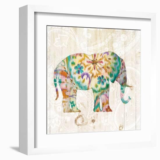 Boho Paisley Elephant I-Danhui Nai-Framed Art Print