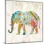 Boho Paisley Elephant II-Danhui Nai-Mounted Art Print