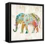 Boho Paisley Elephant II-Danhui Nai-Framed Stretched Canvas