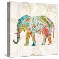 Boho Paisley Elephant II-Danhui Nai-Stretched Canvas