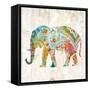 Boho Paisley Elephant II-Danhui Nai-Framed Stretched Canvas