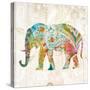 Boho Paisley Elephant II-Danhui Nai-Stretched Canvas