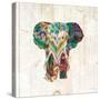 Boho Paisley Elephant III-Danhui Nai-Stretched Canvas