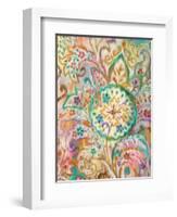 Boho Paisley I Crop-Danhui Nai-Framed Art Print