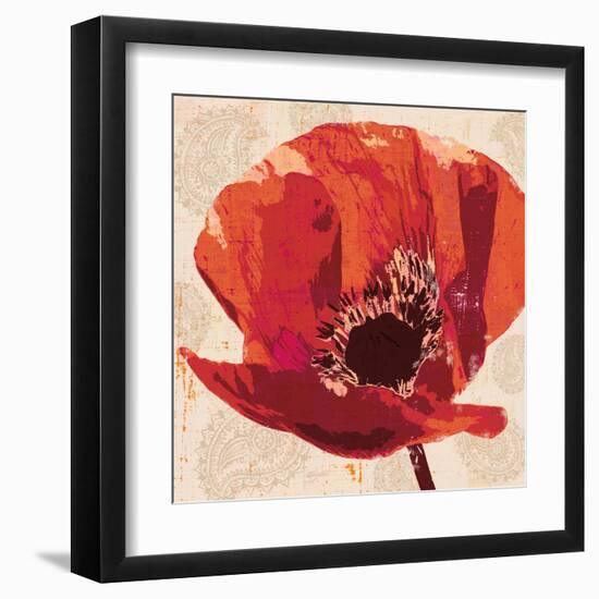 Boho Poppy-Bella Dos Santos-Framed Art Print