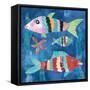 Boho Reef Fish I-Wild Apple Portfolio-Framed Stretched Canvas