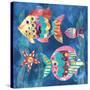 Boho Reef Fish II-Wild Apple Portfolio-Stretched Canvas
