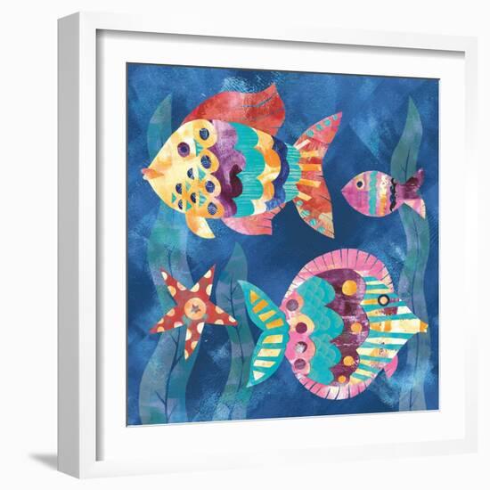 Boho Reef Fish II-Wild Apple Portfolio-Framed Art Print