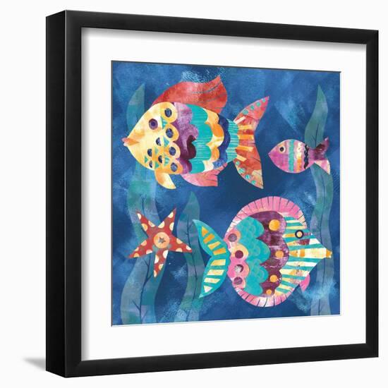 Boho Reef Fish II-Wild Apple Portfolio-Framed Art Print