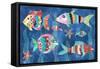 Boho Reef Fish III-Wild Apple Portfolio-Framed Stretched Canvas