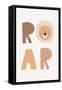 Boho Roar Lettering-Barkova Nadya-Framed Stretched Canvas