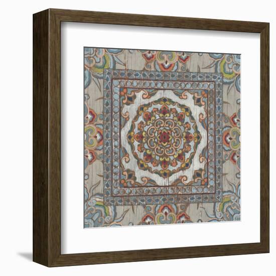 Boho Textile I-June Vess-Framed Art Print