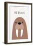 Boho Walrus-Barkova Nadya-Framed Art Print