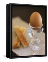 Boiled Egg and Soldiers (Strips of Toast, England)-Jean Cazals-Framed Stretched Canvas