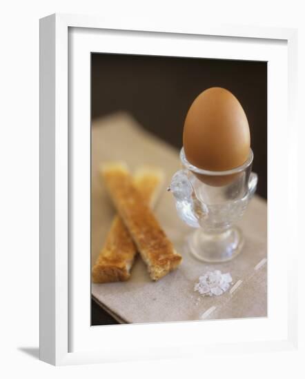 Boiled Egg and Soldiers (Strips of Toast, England)-Jean Cazals-Framed Photographic Print