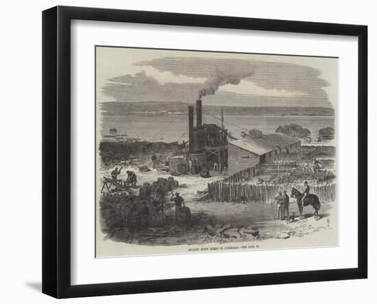 Boiling Down Sheep in Australia-null-Framed Giclee Print