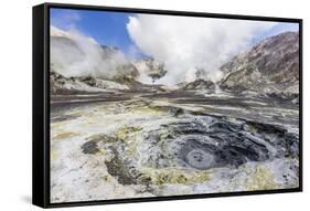 Boiling Mud at an Active Andesite Stratovolcano-Michael Nolan-Framed Stretched Canvas