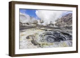 Boiling Mud at an Active Andesite Stratovolcano-Michael Nolan-Framed Photographic Print