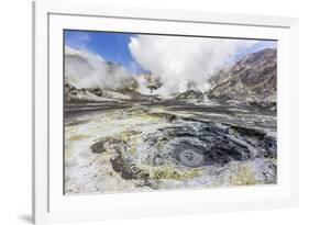 Boiling Mud at an Active Andesite Stratovolcano-Michael Nolan-Framed Photographic Print